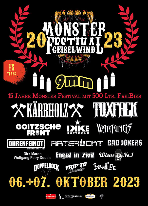 KW 40 Monster 23 Plakat A1 mit Artefuckt V01 web