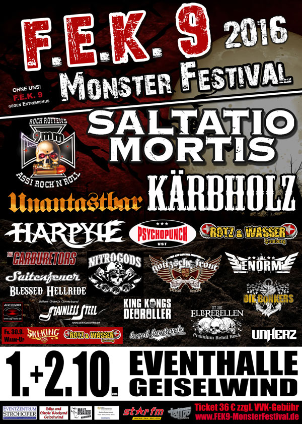 2016 Monster Festival FEK 9 